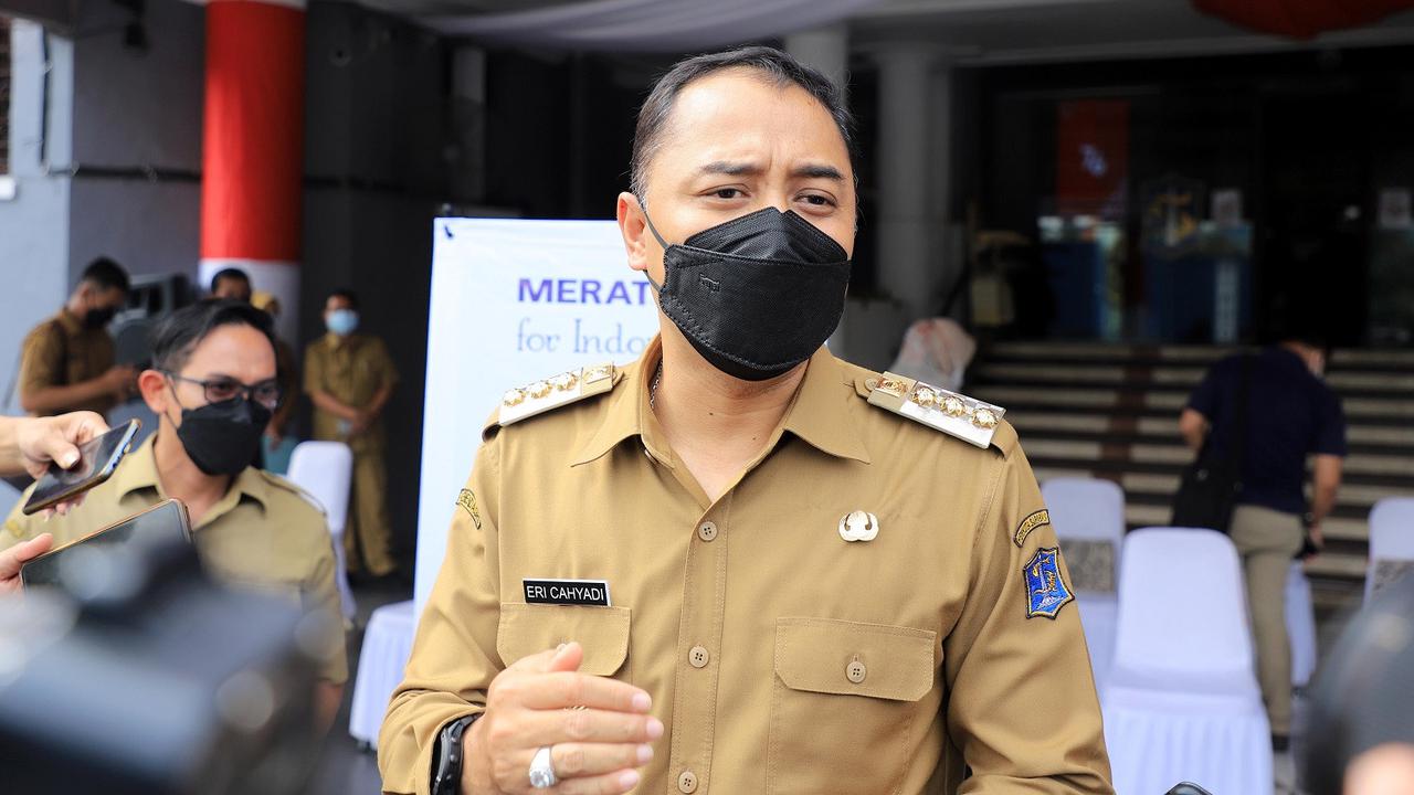 Wali kota Surabaya Eri Cahyadi. (Dian Kurniawan/Liputan6.com)