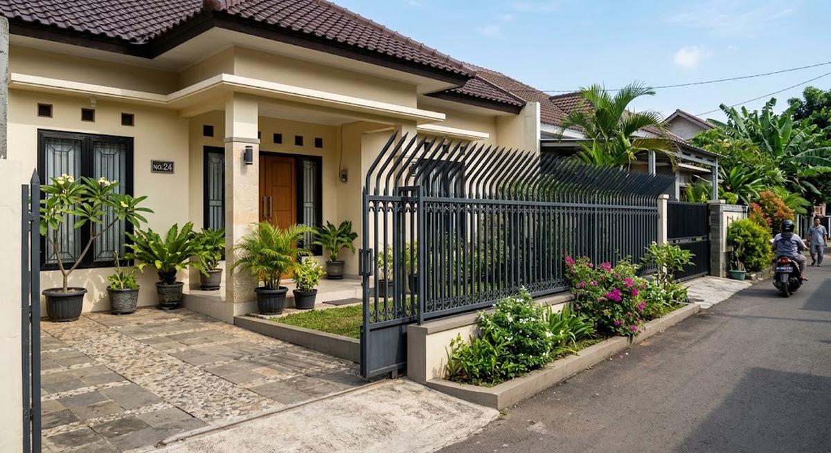 9 Pagar Rumah Ini Bikin Kucing Sulit Masuk Tanpa Merusak Tampilan, Tetap Rapi dan Modern