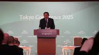 Presiden ke-6 Republik Indonesia Susilo Bambang Yudhoyono (SBY) dalam Tokyo Conference 2025, Selasa (4/3/2025). (Dok. Istimewa)