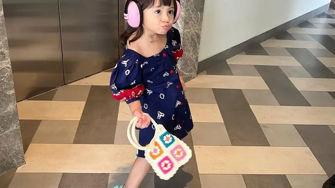 Kaluela anak Abel Cantika Lebaran