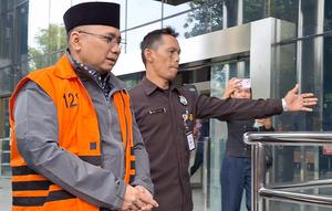 Tersangka kasus korupsi kuota haji 2023-2024, Yaqut Cholil Qoumas kembali ditahan KPK. (Liputan6.com/Rifqy Alief Biyya)