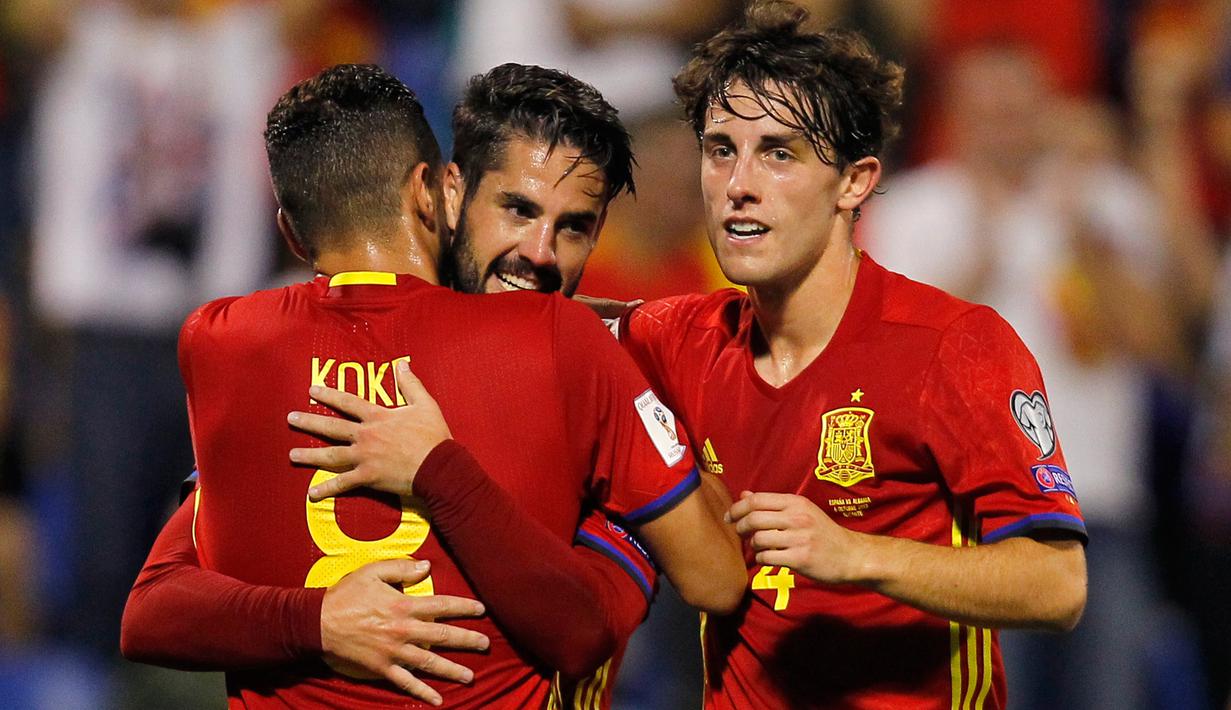 PHOTO Timnas Spanyol Lolos Ke Piala Dunia 2018 Bola Liputan6com
