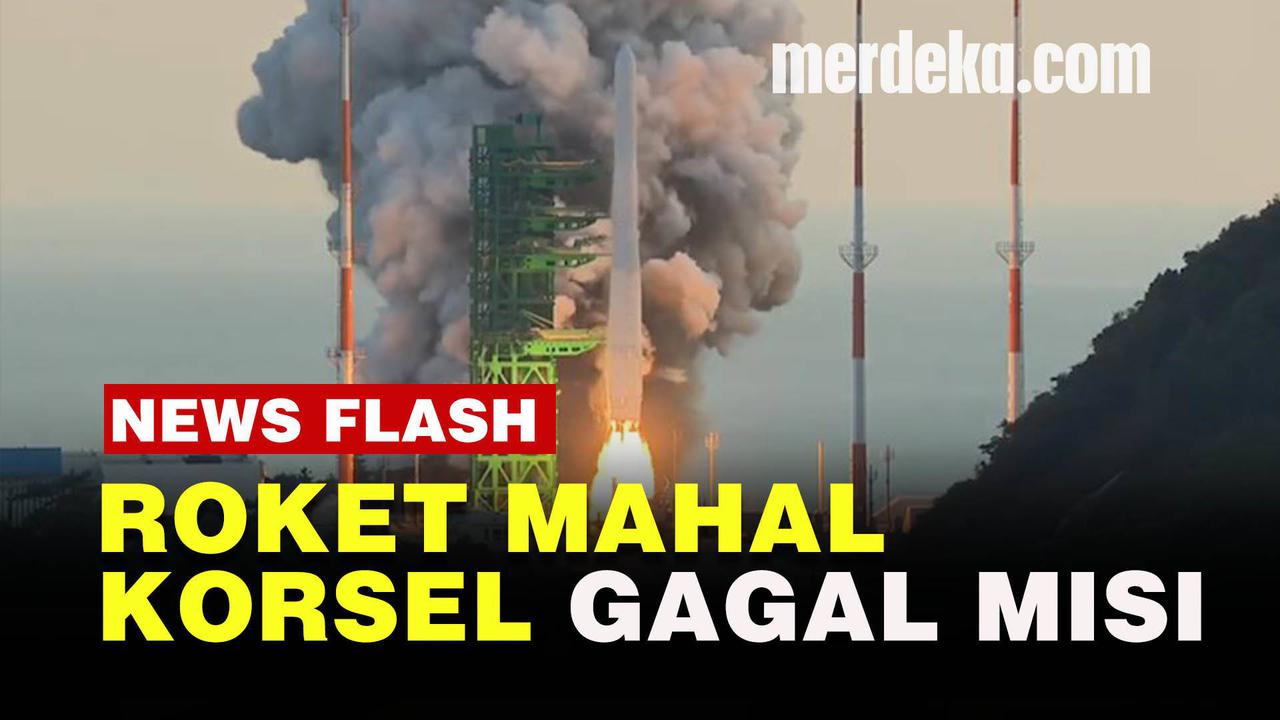 VIDEO: Kucurkan Rp23 Triliun, Presiden Korsel Kecewa Misi Roket Pertama Gagal Orbit