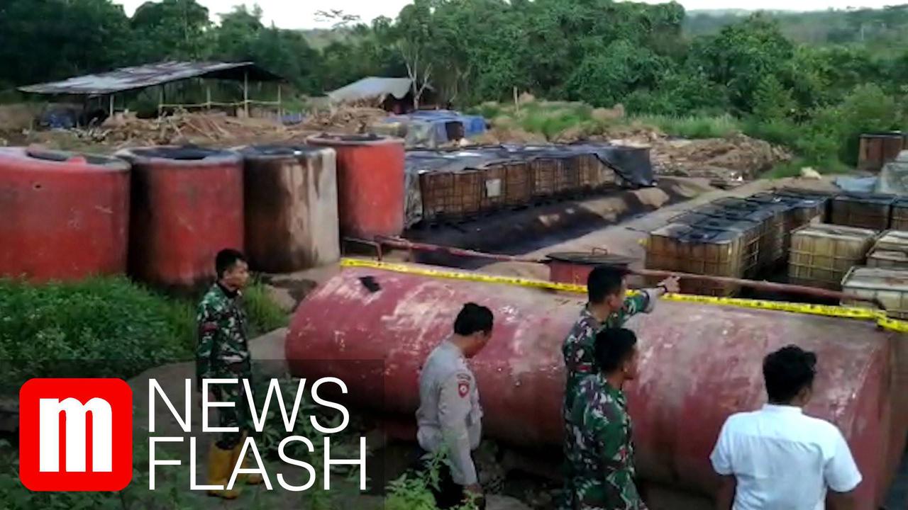 VIDEO: Tim Gabungan Grebek Tempat Penyulingan Minyak Ilegal di Samarinda