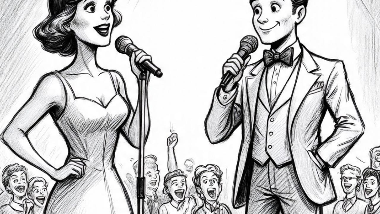 Ilustrasi Lomba Karaoke Duet Lagu Jadul