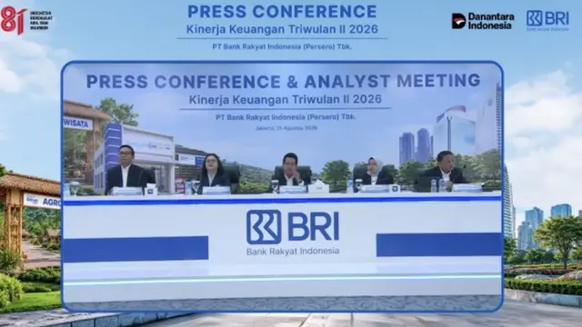 BRI Cetak Laba Rp31,2 Triliun pada Triwulan II 2026, Naik 17,5%