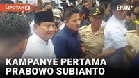 Prabowo Subianto Kampanye Pertama ke Pondok Pesantren di Tasikmalaya