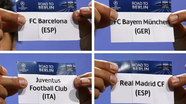 Berikut Jadwal Semifinal Liga Champions -