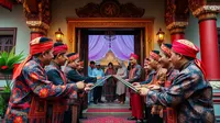 280 Pantun Palang Pintu Lucu untuk Pernikahan Adat Betawi