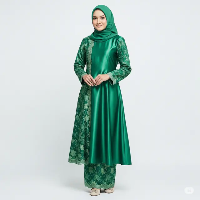 15 Model Gamis Batik Elegan dan Mewah untuk Tampilan Menawan