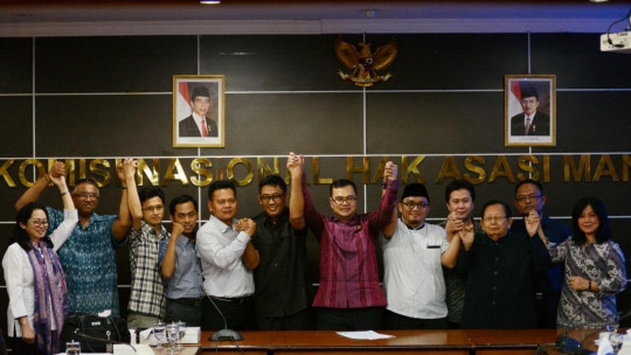 Komnas HAM deklarasikan melawan korupsi