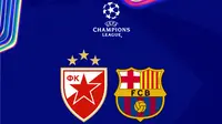 Link Live Streaming Liga Champions: Crvena Vs Barcelona