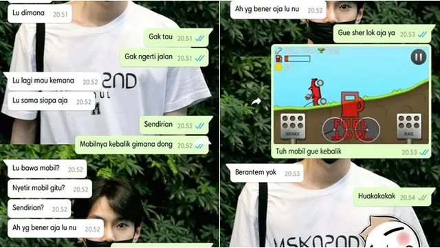 5 Chat Ngeprank Kehabisan Bensin Ini Bikin Emosi