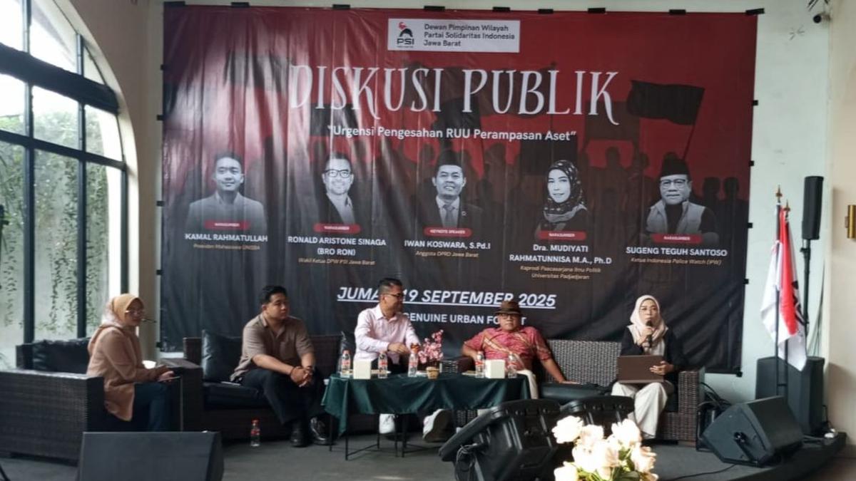 PSI Respons Serius Pembahasan RUU Perampasan Aset, Harap Segera Disahkan