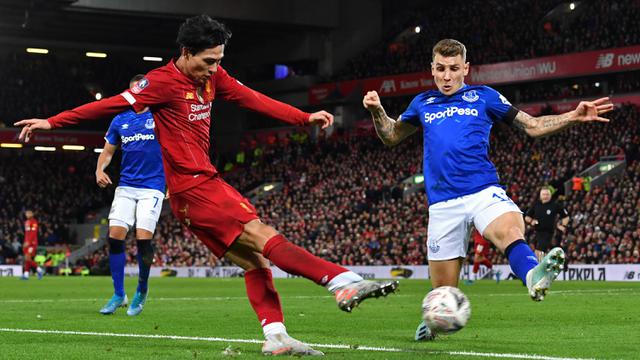 Aksi Takumi Minamino Saat Debut Bersama Liverpool