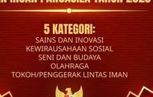 Besok, BPIP Gelar Penganugerahan Ikon Prestasi & Kirab Pancasila di Bandung