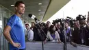 Menurut riset Forbes, hingga 1 Juni total Cristiano Ronaldo mendapatkan dana hingga 88 juta dolar yang terbagi dari 56 juta dolar dari gaji dan 32 juga dolar dari endorse. (AFP/Gerard Julien)