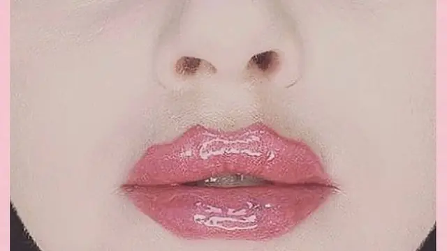 Bibir bergelombang