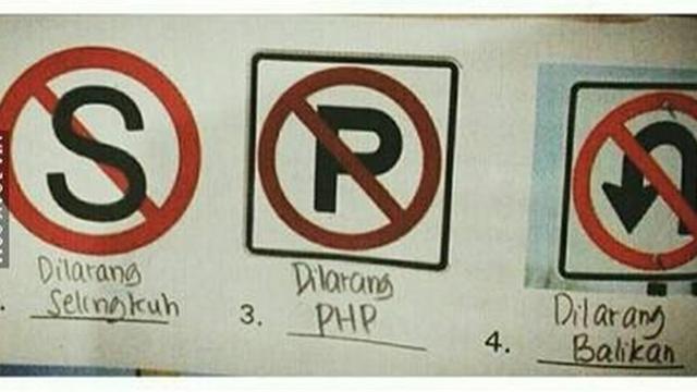 6 Imbauan Dilarang Selingkuh Ini Bikin Geleng Kepala