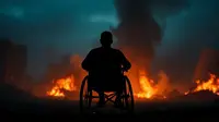 BNPB: Kebijakan Soal Penanggulangan Bencana Harus Libatkan Penyandang Disabilitas. Foto dibuat oleh AI.