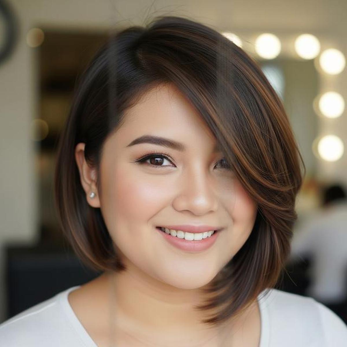 7 Model Rambut Pendek Anti Tua untuk Wajah Bulat dan Chubby, Bikin Makin Cantik 2026