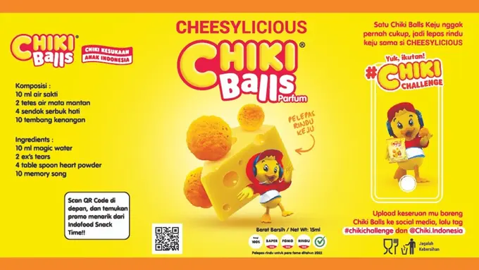 Hadirkan Aroma Khas Keju Menggoda, Chiki Balls Luncurkan Inovasi Parfum Chiki Keju