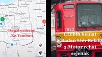Driver ojol naik kereta (TikTok/@bangalyfirdifat1680)