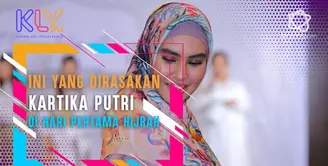 Cerita Kartika Putri di hari pertama setelah berhijrah.