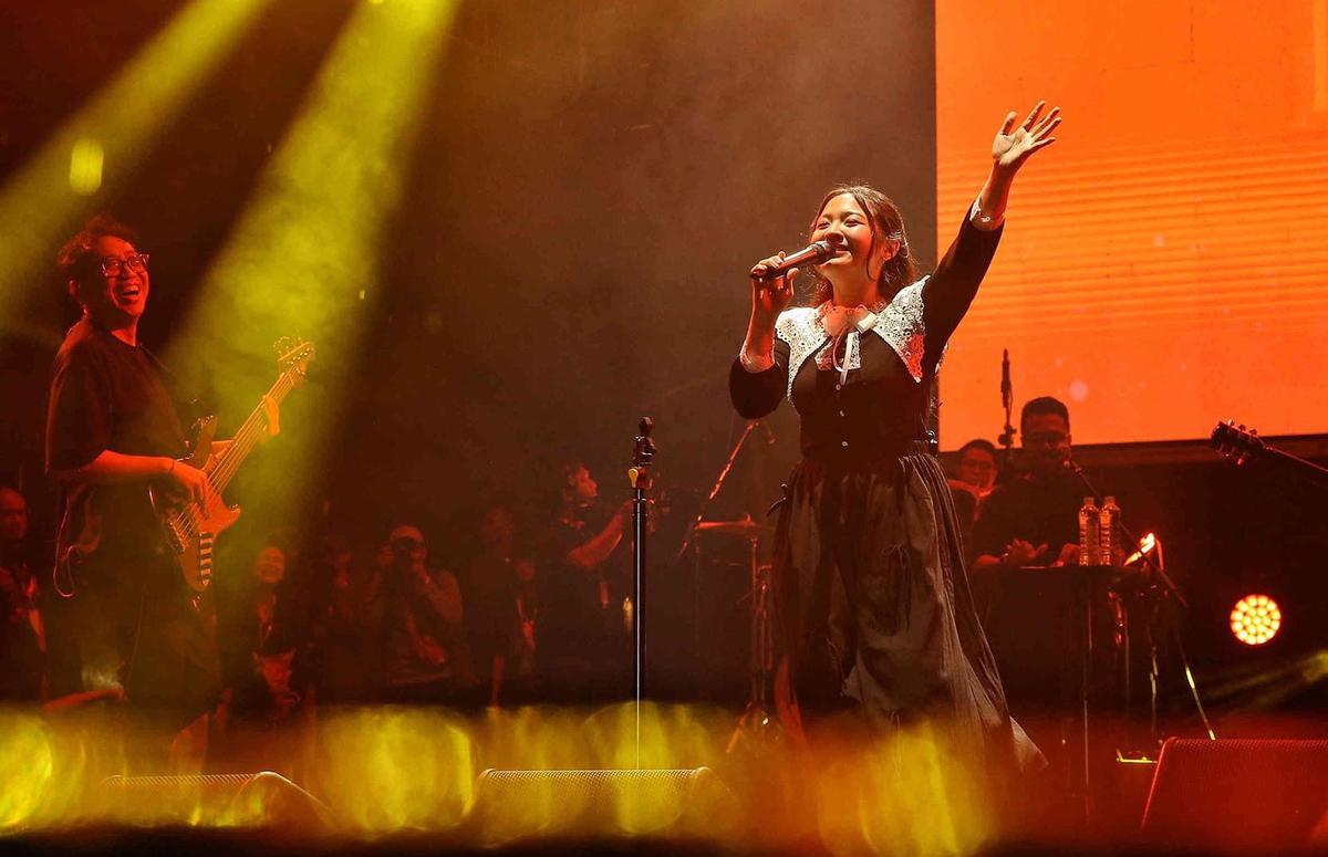 FOTO:  Bernadya Meriahkan  KapanLagi Buka Bareng BRI Festival 2025