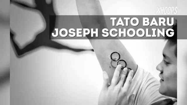 WHOOPS: Sukses Raih Emas, Joseph Schooling Langsung Bikin Tato Baru