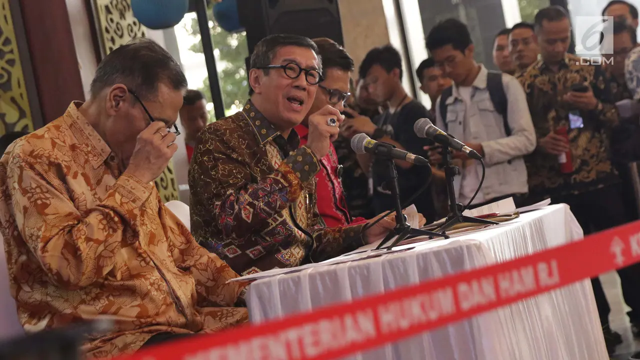 Menkumham Klarifikasi Isi Draft RUU KUHP
