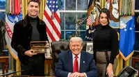 Cristiano Ronaldo Bertemu Donald Trump: Kekayaan Bisa Terdongkrak