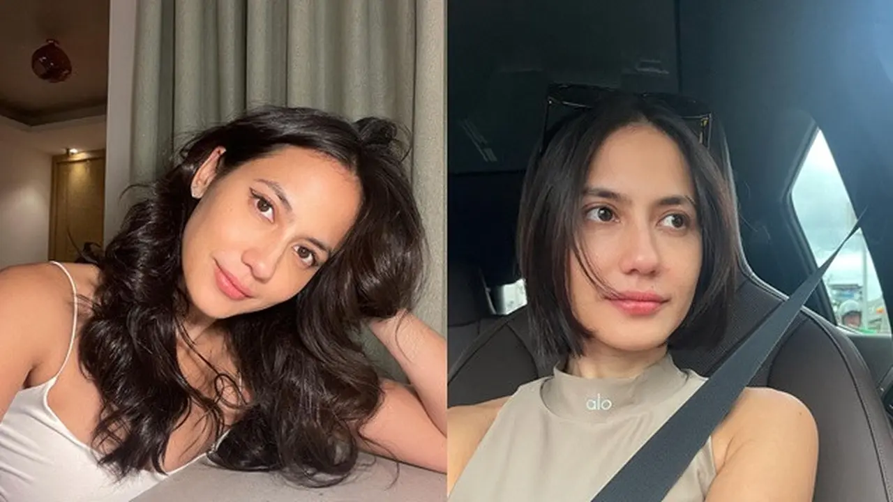 Biasa Rambut Panjang, Ini 6 Potret Terbaru Pevita Pearce Potong Jadi Sebahu