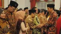 Pelantikan Menteri kabinet Kerja Jokowi-JK (Liputan6.com/Herman Zakharia)