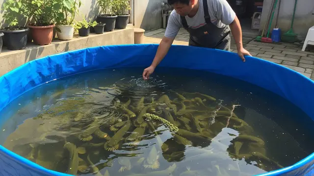 Budidaya Ikan Betok di Kolam Terpal