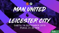 Premier League - Manchester United Vs Leicester City (Bola.com/Adreanus Titus)