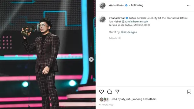 Atta Halilintar (Foto: Instagram/@attahalilintar)