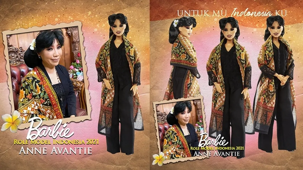 6 Potret Desainer Anne Avantie, Orang Indonesia Pertama Jadi Role Model Barbie