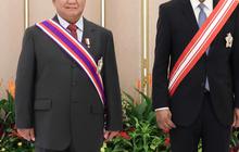 Prabowo Terima Penghargaan Militer Tertinggi dari Pemerintah Singapura