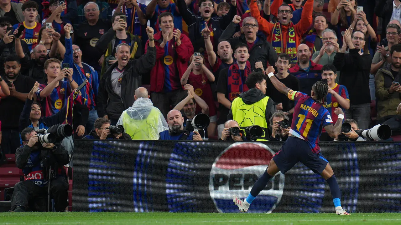 Pemain Barcelona Raphinha