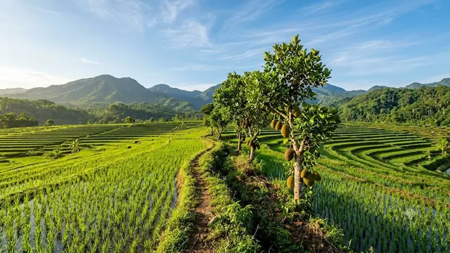Pohon Buah yang Cocok Ditanam di Pematang Sawah