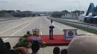 Jokowi meresmikan tol Sragen - Ngawi