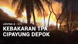 Kebakaran TPA Cipayung Depok