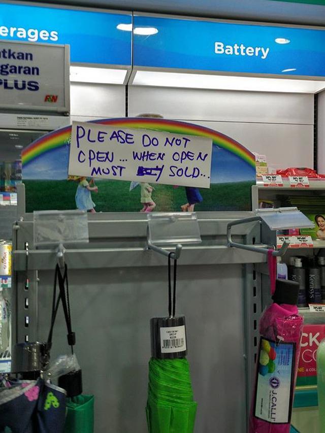 pengumuman bahasa inggris ngaco