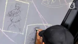 Pelatihan seni mural tersebut dilaksanakan tanpa memungut biaya dari peserta alias gratis. (Liputan6.com/Herman Zakharia)