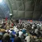 Peserta Ijtima Dunia di Gowa berkumpul. (Liputan6.com/Fauzan)