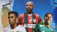 Liga 1 - Fadhil Sausu, Boaz Solossa, Samsul Arif (Bola.com/Adreanus Titus)