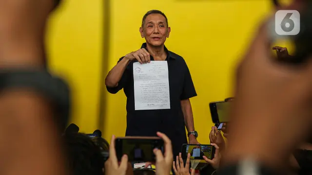 Datangi DPP Partai Golkar, Jusuf Hamka Serahkan Surat Pengunduran Diri