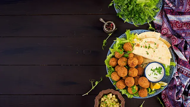Ilustrasi Falafel.