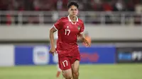 Rafael Struick mencetak gol untuk Timnas Indonesia U-23 ke gawang Chinese Taipei U-23. (Bola.com/Arief Bagus Prasetiyo).
